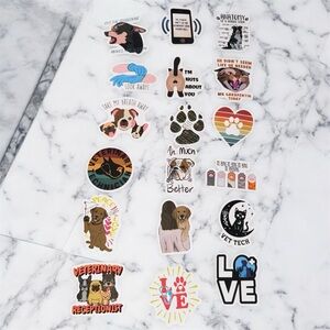 Vet Stickers 18pc